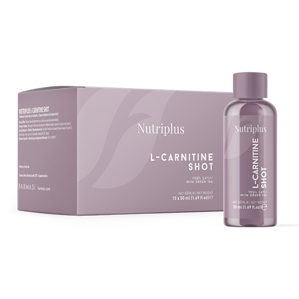 NUTRIPLUS საკვები დანამატი L CARNITINE SHOT 15X50 მლ.