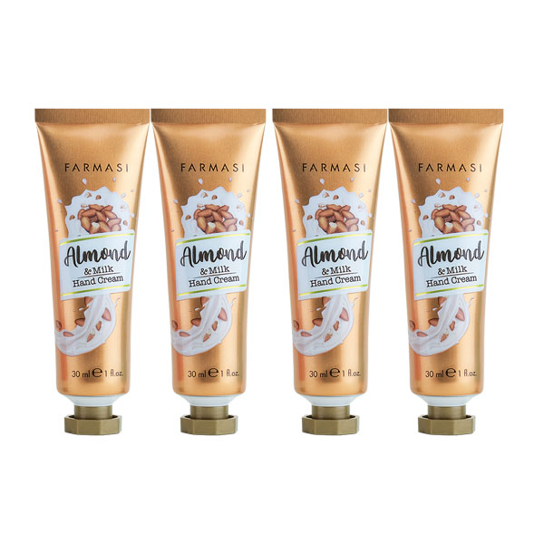 4 ცალი ხელის კრემი ALMOND, 30 მლ
