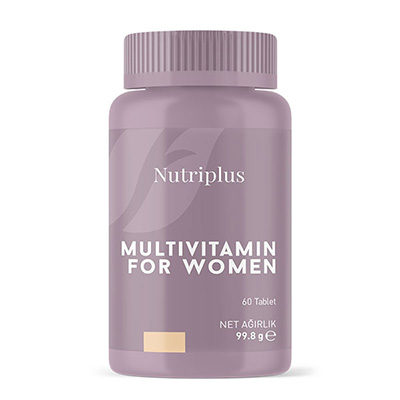 NUTRIPLUS ვიტამინები ქალბატონებისთვის MULTIVITAMIN FOR WOMEN 60 აბი