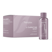 NUTRIPLUS საკვები დანამატი L CARNITINE SHOT 15X50 მლ.