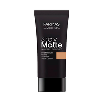 ტონალური კრემი ცხიმიანი კანისთვის,Stay Matte 05, SUN TAN