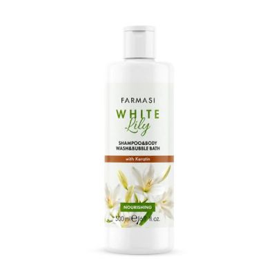 შამპუნი&საშხაპე გელი&აბაზანის ქაფი White Lily 500 მლ.