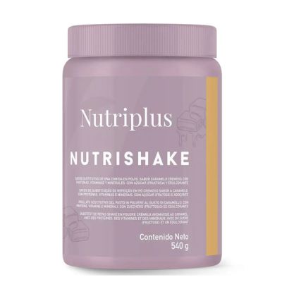 NUTRIPLUS შეიკი კრემ კარამელის გემოთი CR&CA 540 გრ.