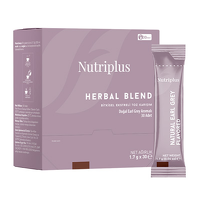 NUTRIPLUS მცენარეული ჩაი EARL GRAY, 1.7 გრ. x 30 ც